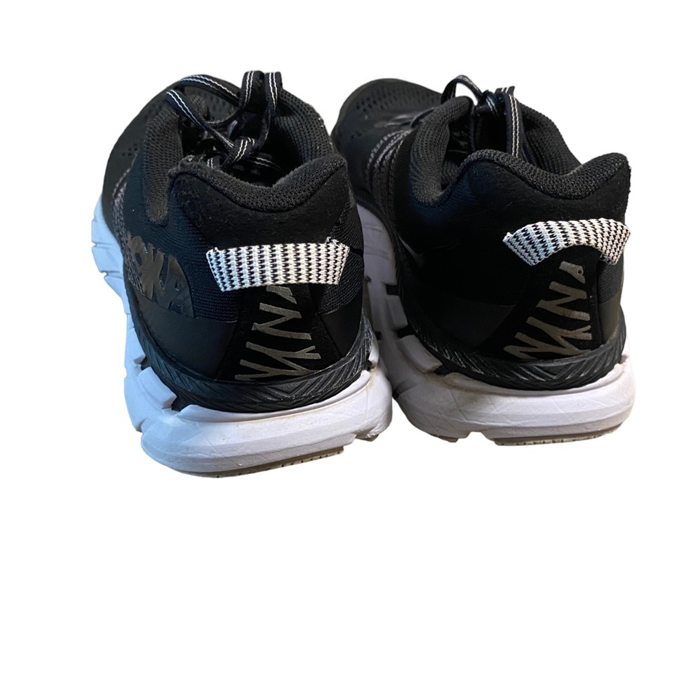 Hoka One One Clifton 6 Black White Women Running Shoes 1102873 BWHT Size 7.5 - Picture 9 of 16